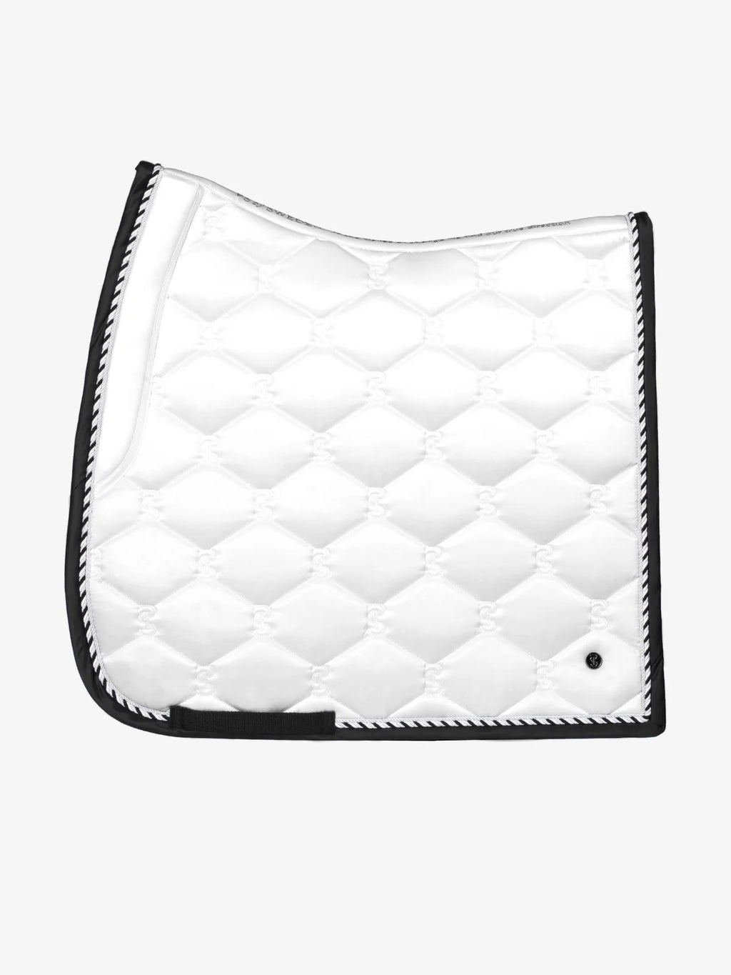 PS of Sweden Signature Dressage Saddle Pad - White/Black