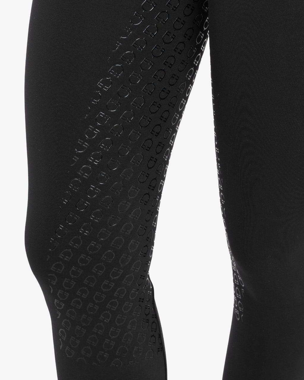 Equestro Women's High-Waisted Leggings with Belt Loops and Rhinestones