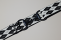Comfort Fit Belt - White and Black Argyle
