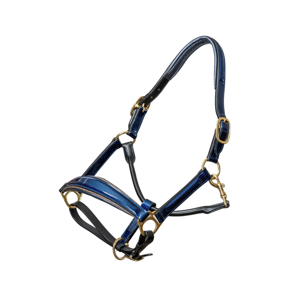 Revolution Cobalt Blue Leather Halter