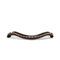 Aurelia Black Patent & Rose Gold Snap Browband