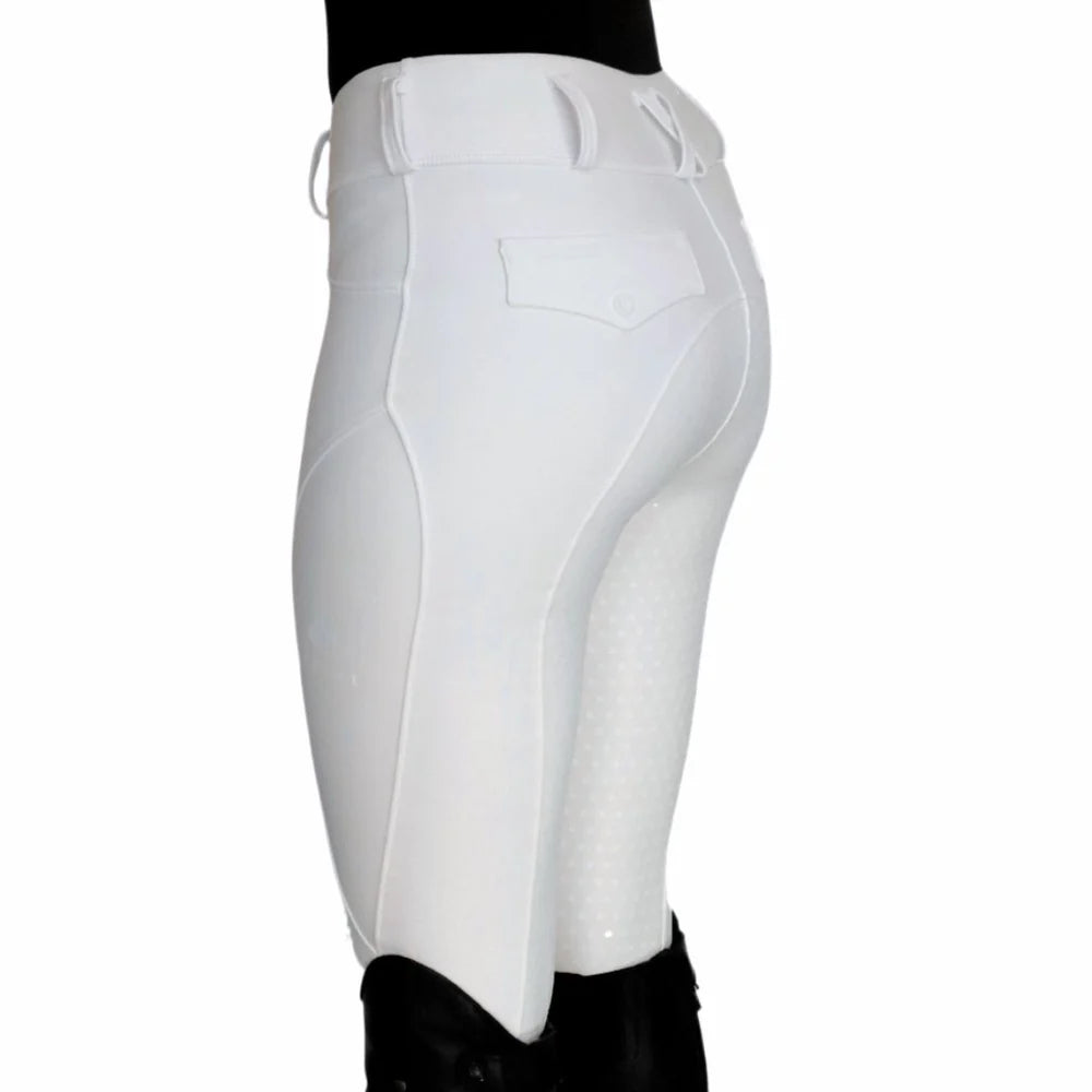 Divine Equestrian Classic Comfort Grip Leggings - White