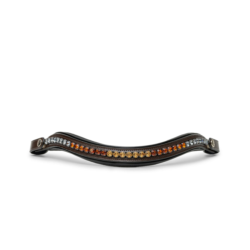The Sarah - Maple Brown Leather Double Bridle