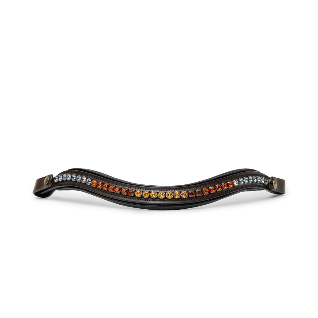 The Sarah - Maple Brown Leather Double Bridle