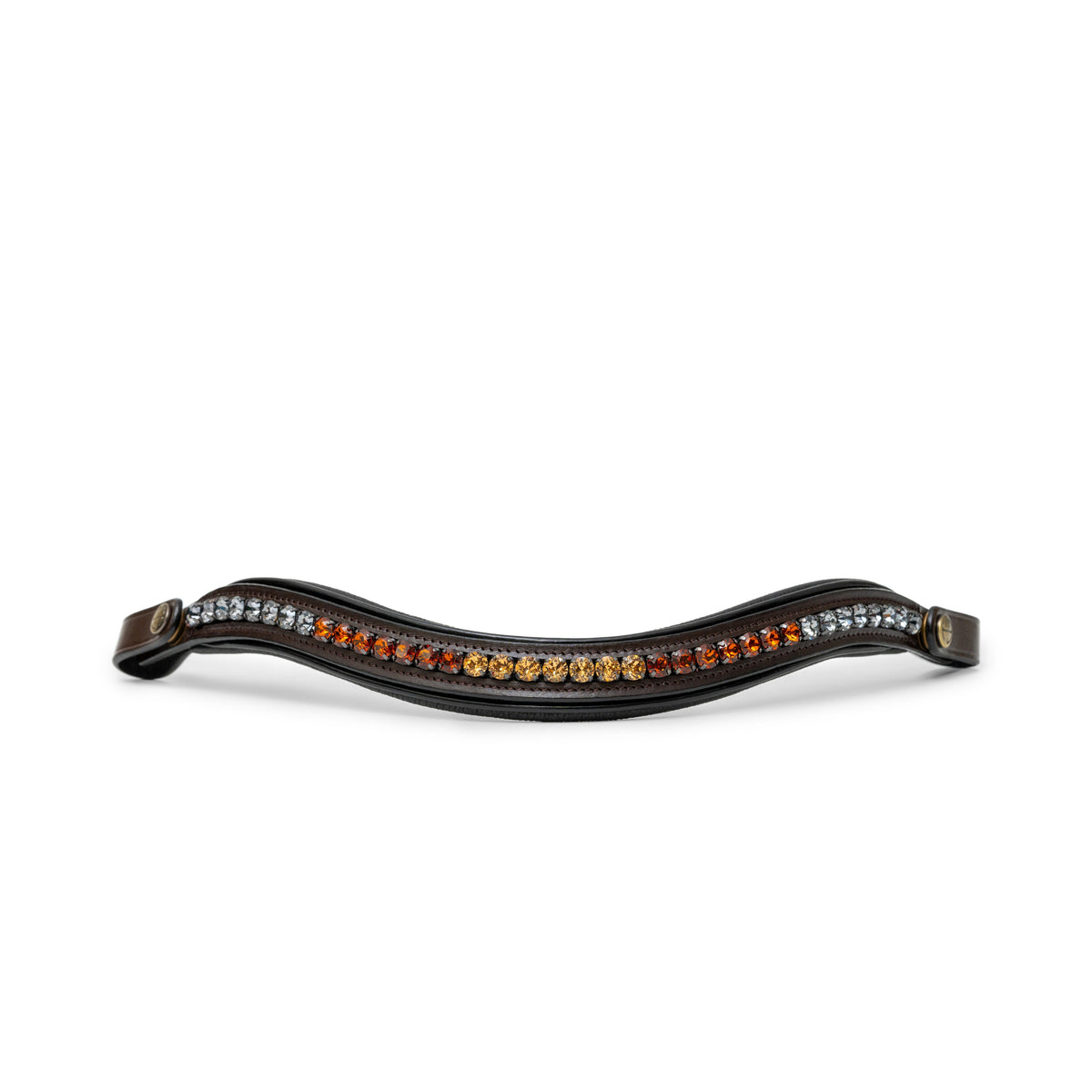 The Sarah - Maple Brown Leather Double Bridle