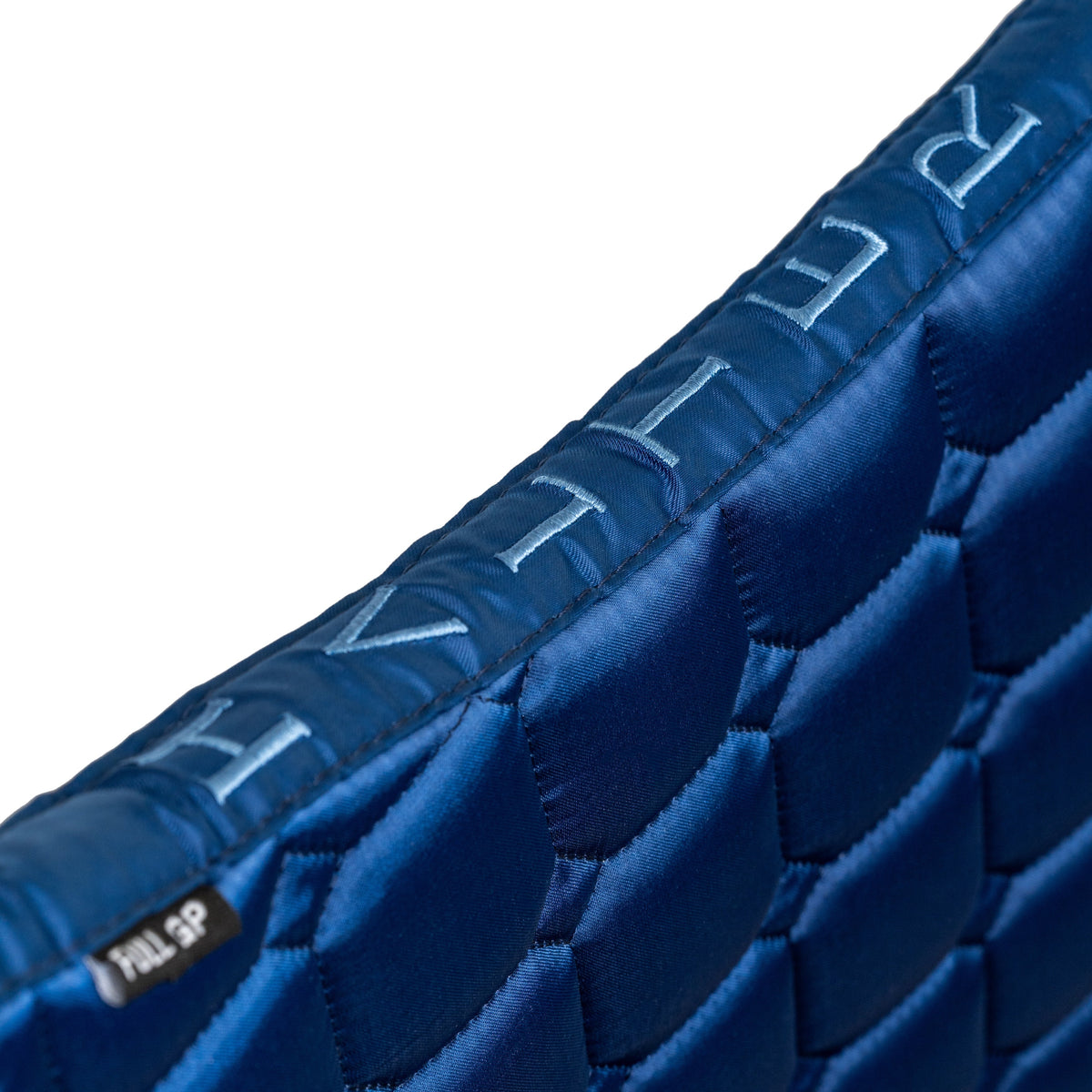 Romance Collection Satin Classic Jump Saddle Pad - Prussian Blue