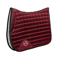 Satin Classic Jump Saddle Pad - Crimson Rose