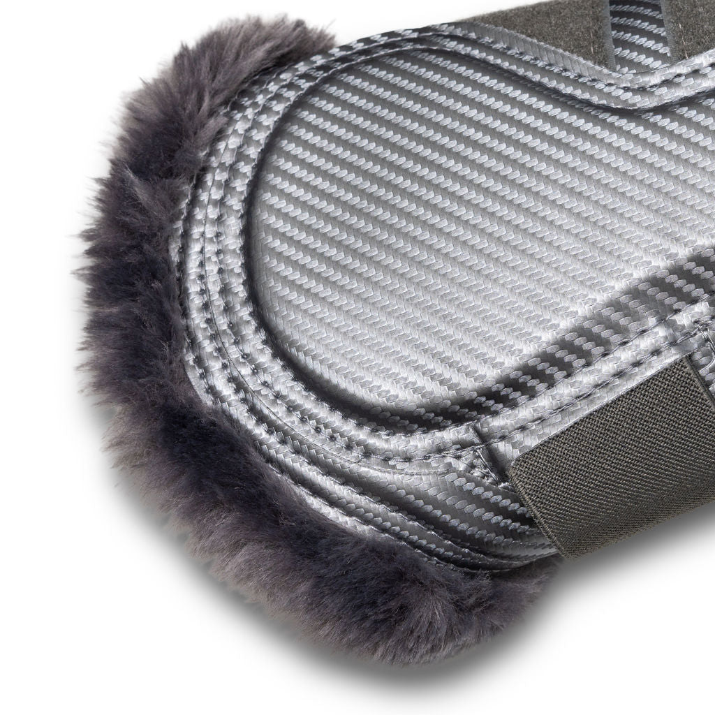 Metallics Collection: Carbon Tech Brushing Boots - Platinum