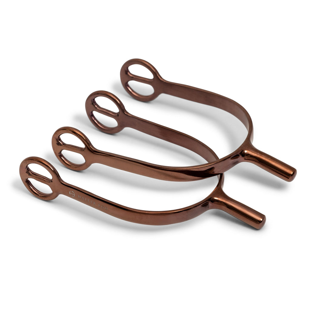 Metallic Bronze Spurs - Long Shank
