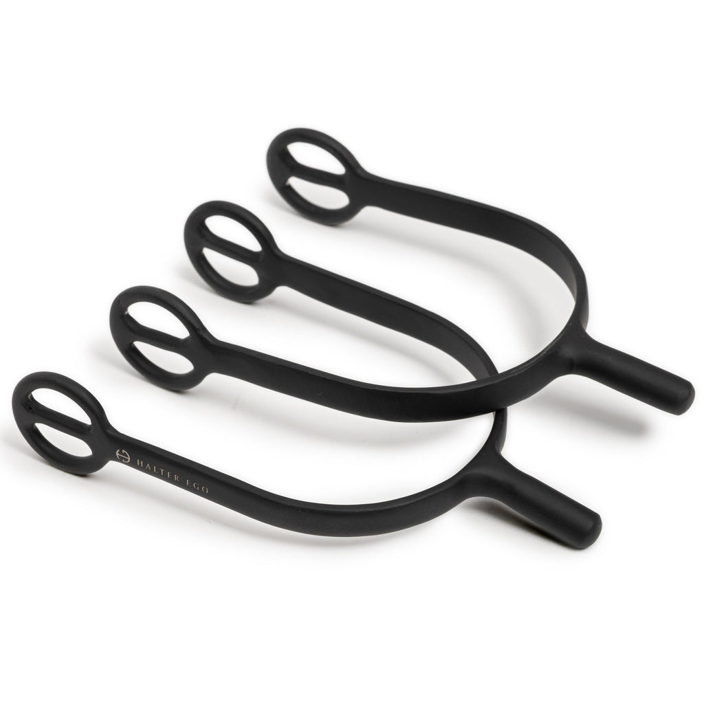 Matte Black Spurs - Long Shank