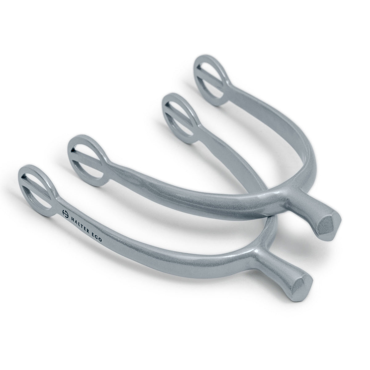 Antique Silver Spurs with 3D Shank