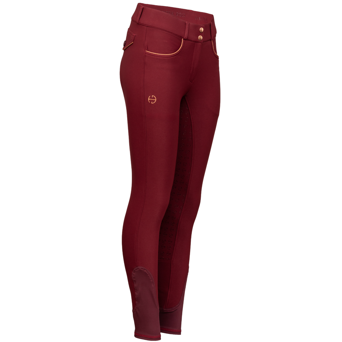 Evolution Full Seat Breeches - Barn Red - MID WAIST