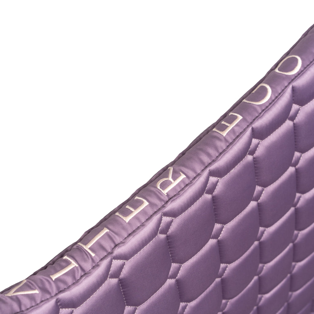 Romance Collection Satin Classic Jump Saddle Pad - Orchid Mist