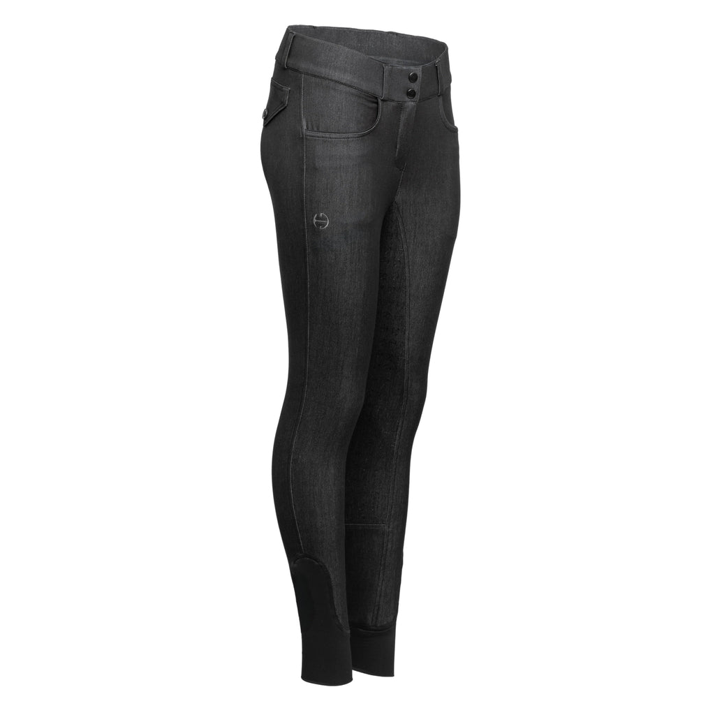 Evolution Heritage Denim Full Seat Breeches - Black