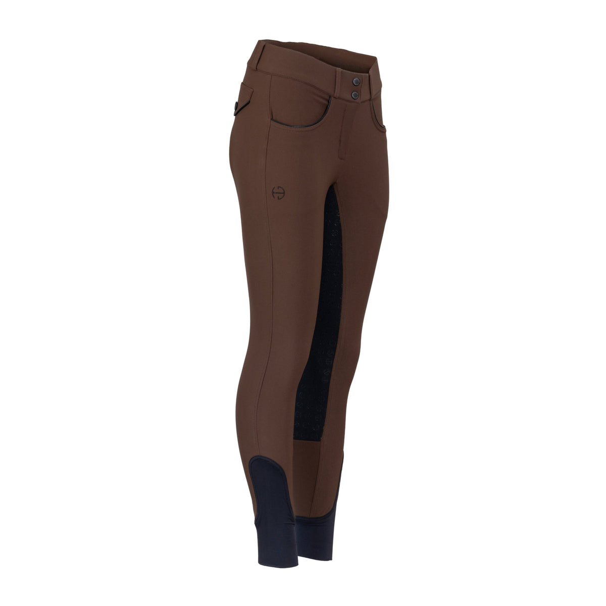 Evolution Contrast Full Seat Breeches - Dark Rum & Jet Black Seat