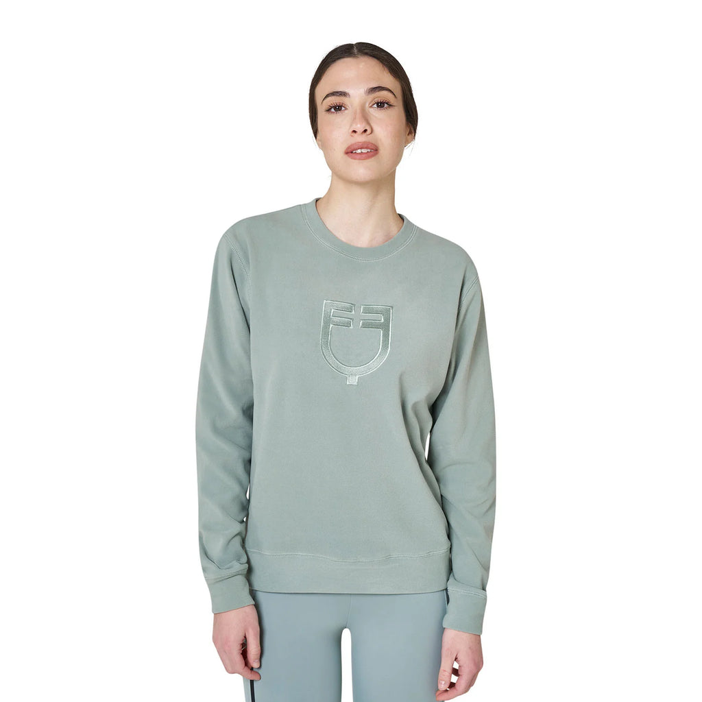 Equestro Women's Fleece Crewneck Sweatshirt