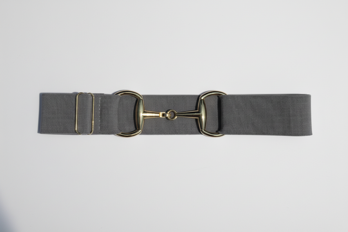 Comfort Fit Belt - Gray