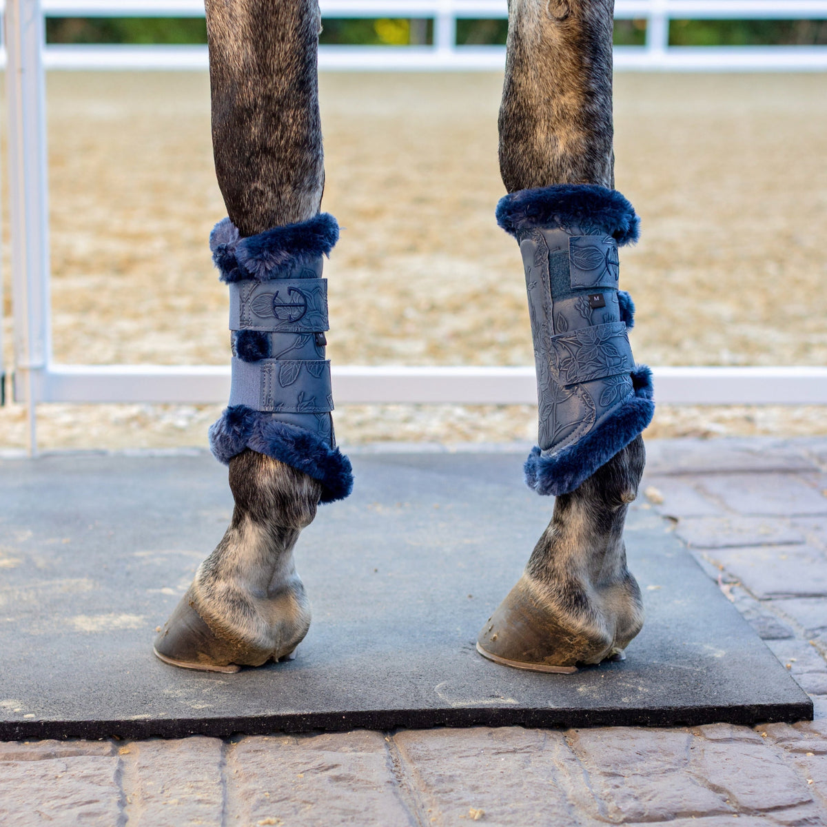 Romance Collection Brushing Boots - Prussian Blue