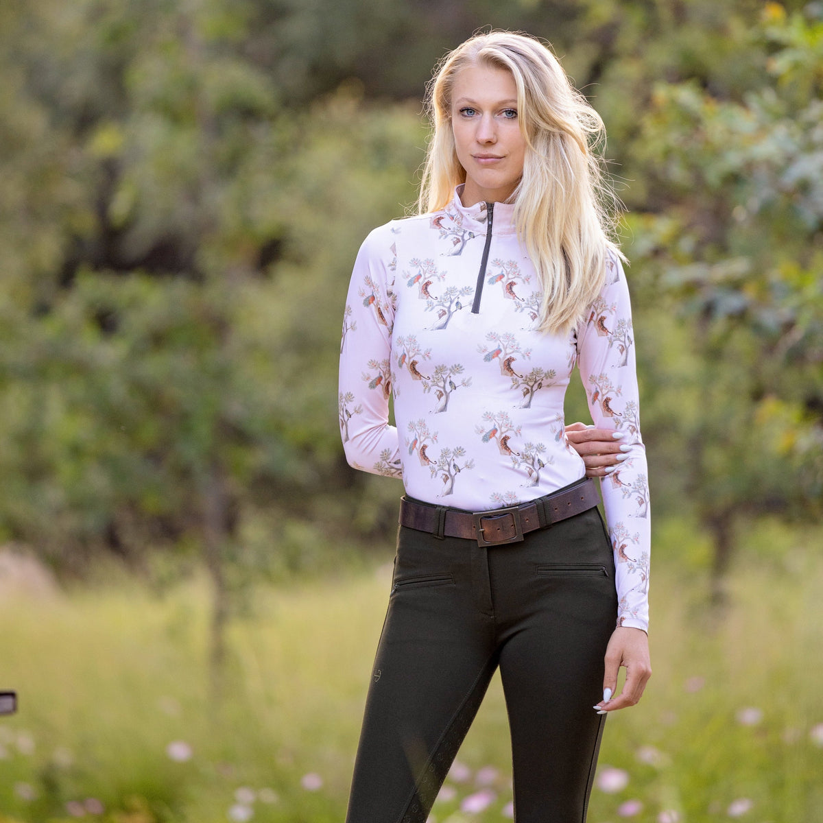 Kimberly Full Seat Breeches - Army Green