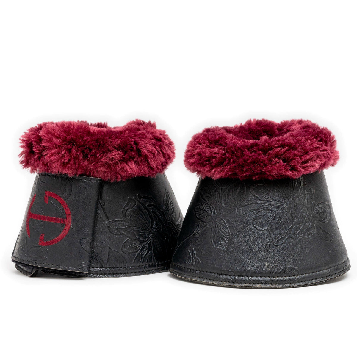 Romance Collection Bell Boots - Crimson Rose
