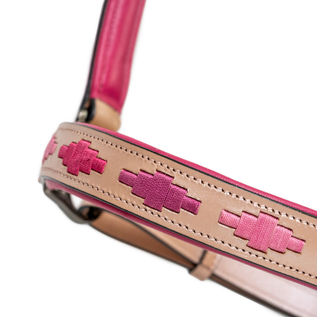Rosé Lumière Leather Halter