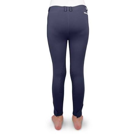 EquiStar Pull On Knee Patch Breeches Navy